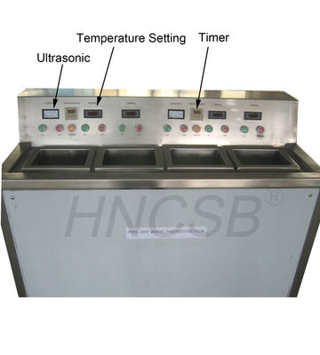 4 Tanks Customize Ultrasonic Cleaner Machine For Industry Parts , PCB Board , Vinyle Record
