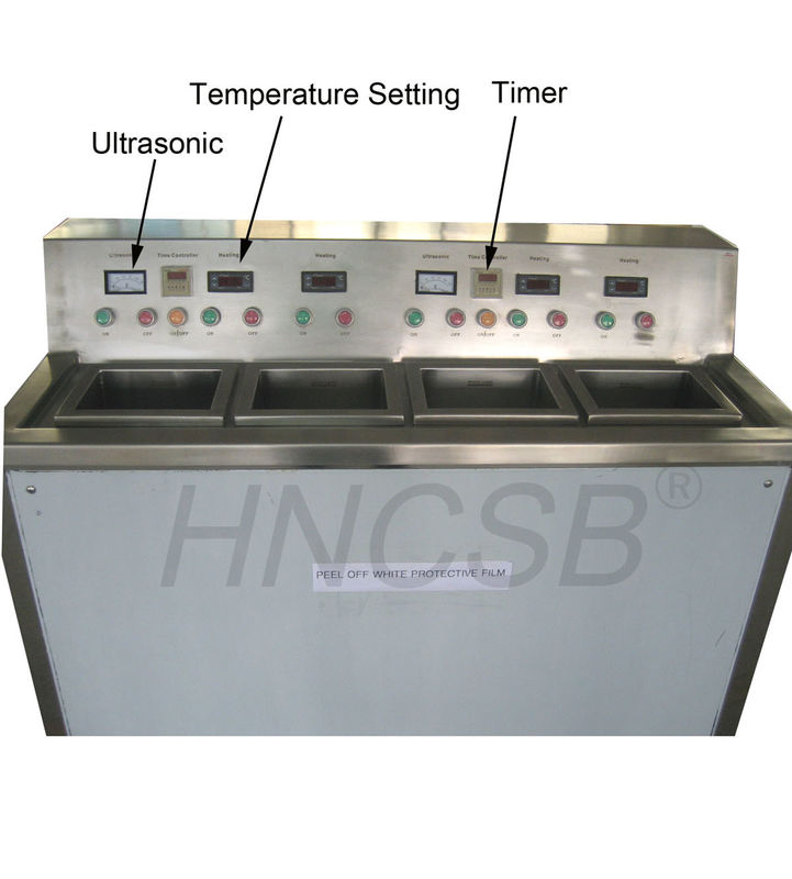 4 Tanks Customize Ultrasonic Cleaner Machine For Industry Parts , PCB Board , Vinyle Record